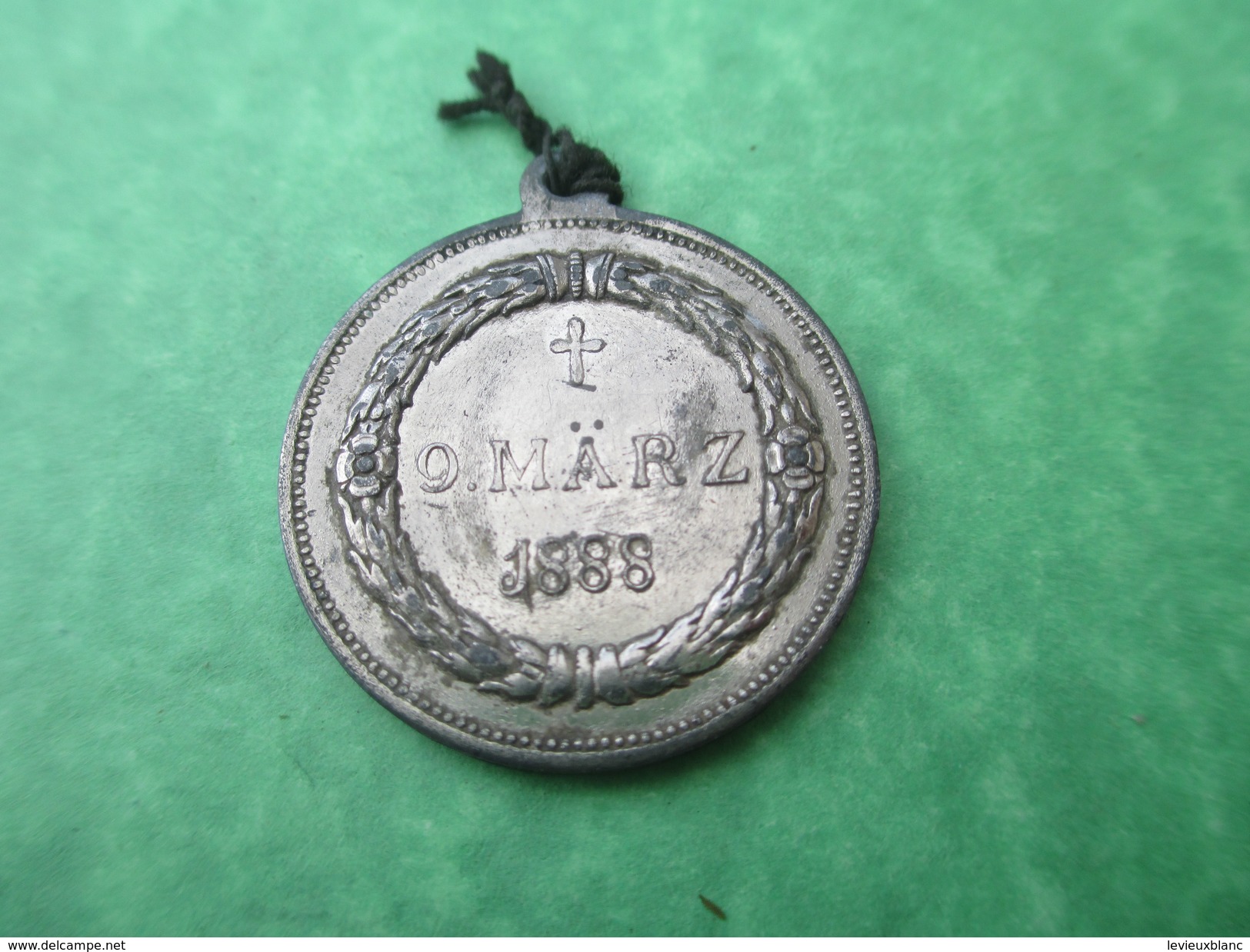 Médaille /PRUSSE/Wilhelm I/Guillaume 1 Kaiser / Décés/ 9 Mars 1888/Berlin / 1888        MED111 - Altri & Non Classificati