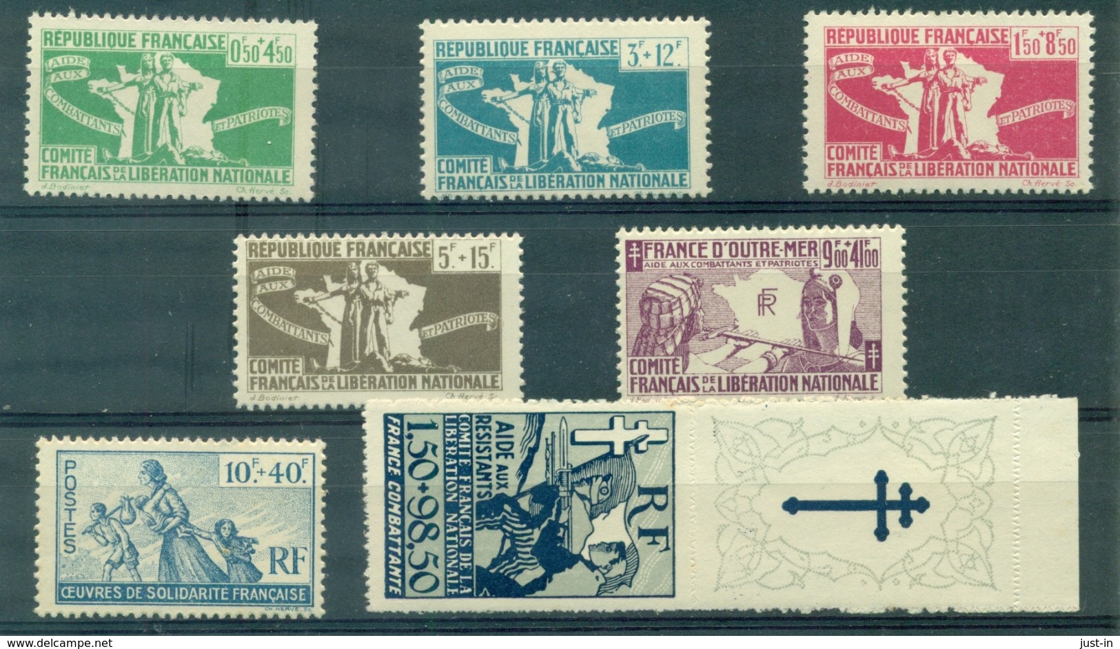 COLONIES GENERALES N° 60 / 66 COTE 71 &euro; Neuf Nxx Tb - Autres & Non Classés