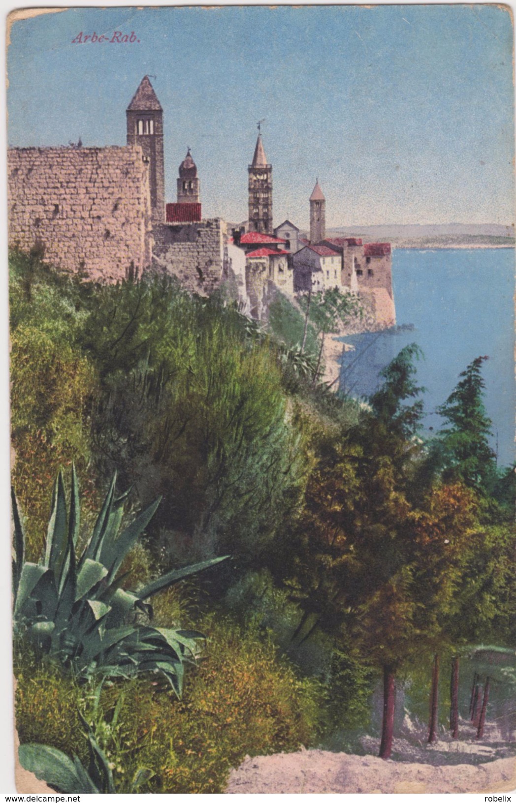 CROATIA-KROATIEN    ARBE RAB. -    Old Postcards  1916 - Kroatien