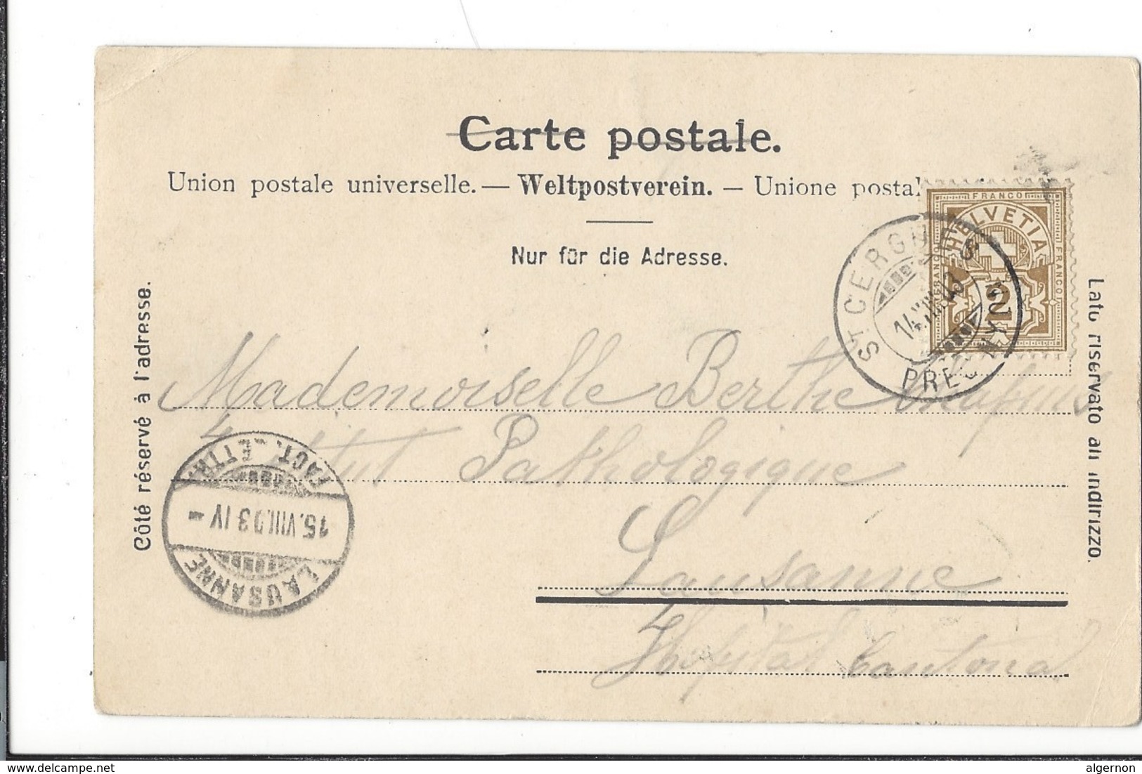 16693 -  Le Chalet De La Dôle Vaches Circulée En 1903 - Sonstige & Ohne Zuordnung