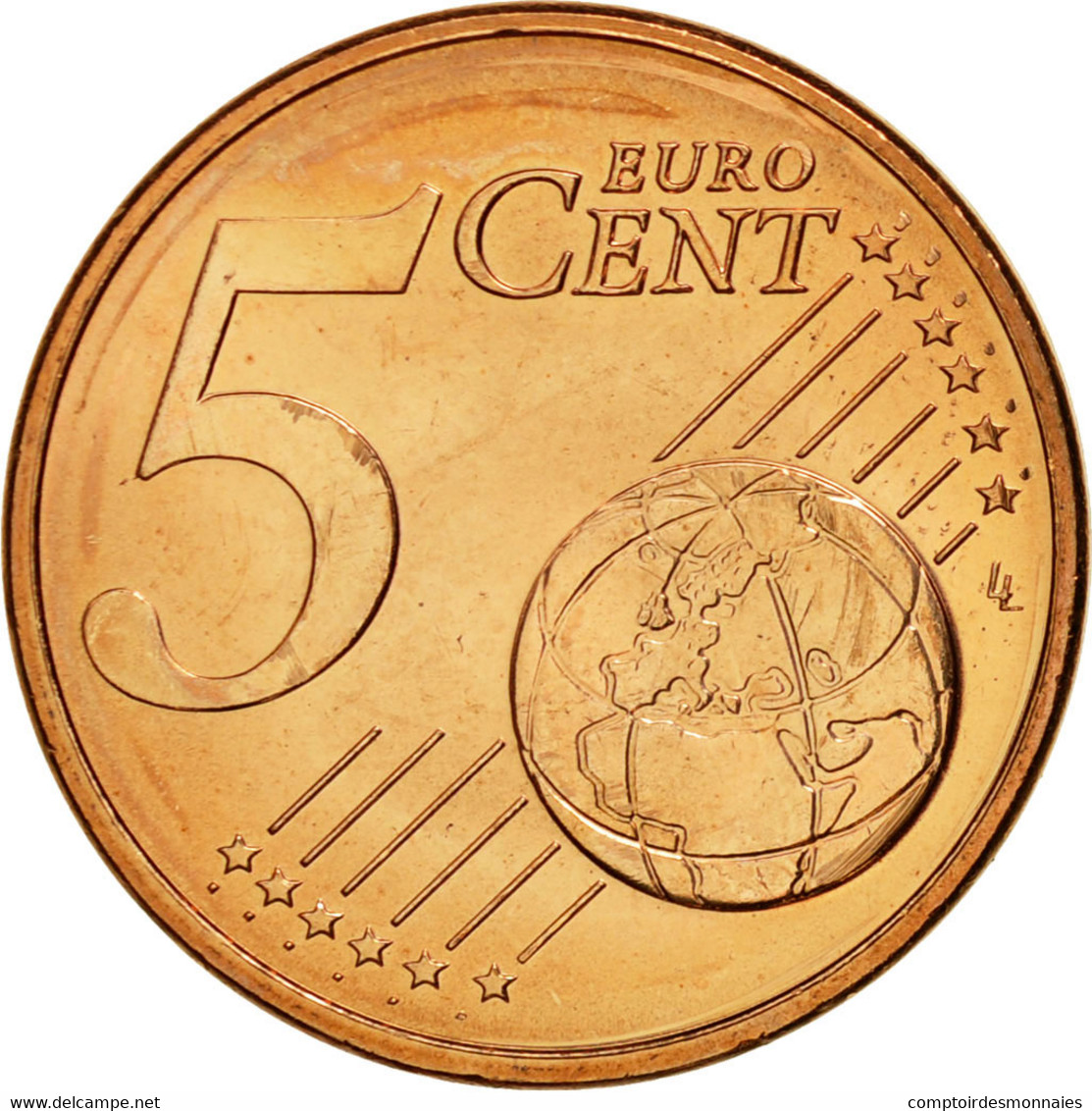 Latvia, 5 Euro Cent, 2014, SPL, Copper Plated Steel, KM:152 - Lettonie