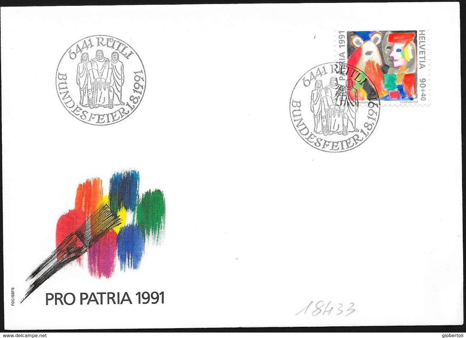 Svizzera/Suisse/Switzerland: Lettera, Lettre, Letter, (Pro Patria 1991) - Storia Postale