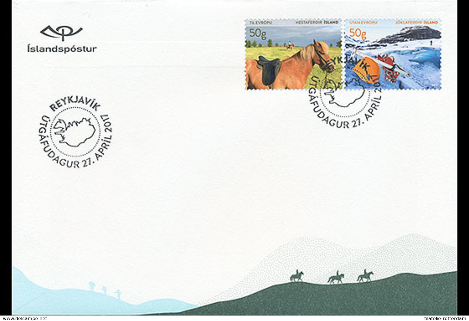 IJsland / Iceland - Postfris / MNH - FDC Toerisme 2017 - Neufs