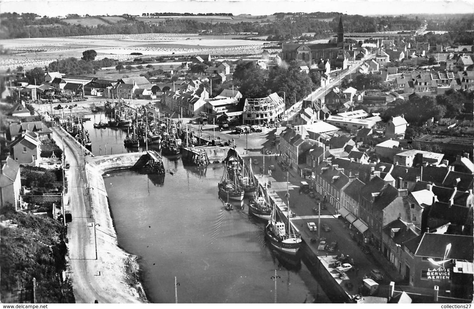 14-PORT-EN-BESSIN- VUE DU CIEL , LES BASSINS - Port-en-Bessin-Huppain