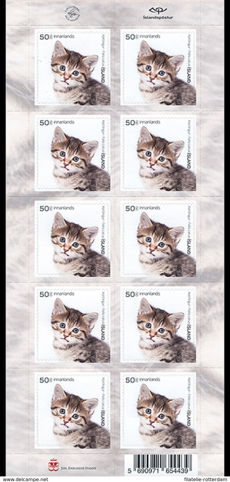 IJsland / Iceland - Postfris / MNH - Sheet Jonge Dieren 2017 - Nuevos