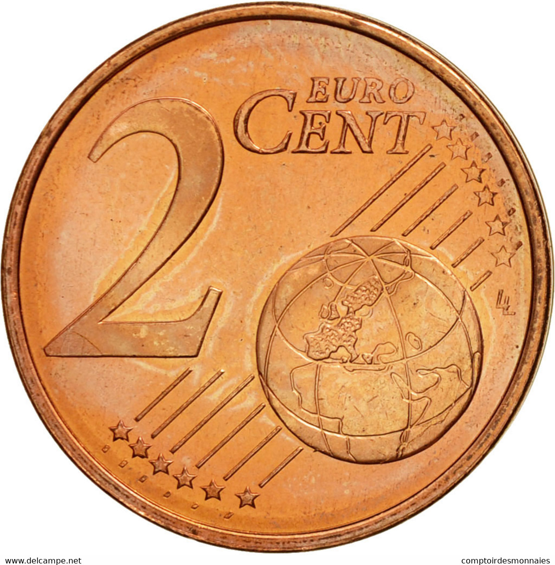 Chypre, 2 Euro Cent, 2008, SPL, Copper Plated Steel, KM:79 - Chypre