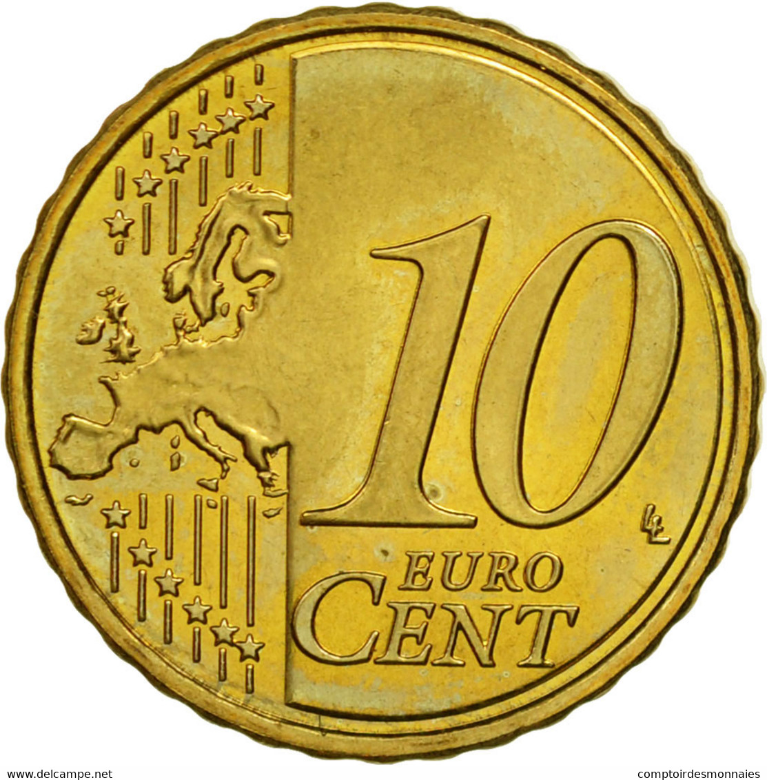 Chypre, 10 Euro Cent, 2008, SPL, Laiton, KM:81 - Zypern