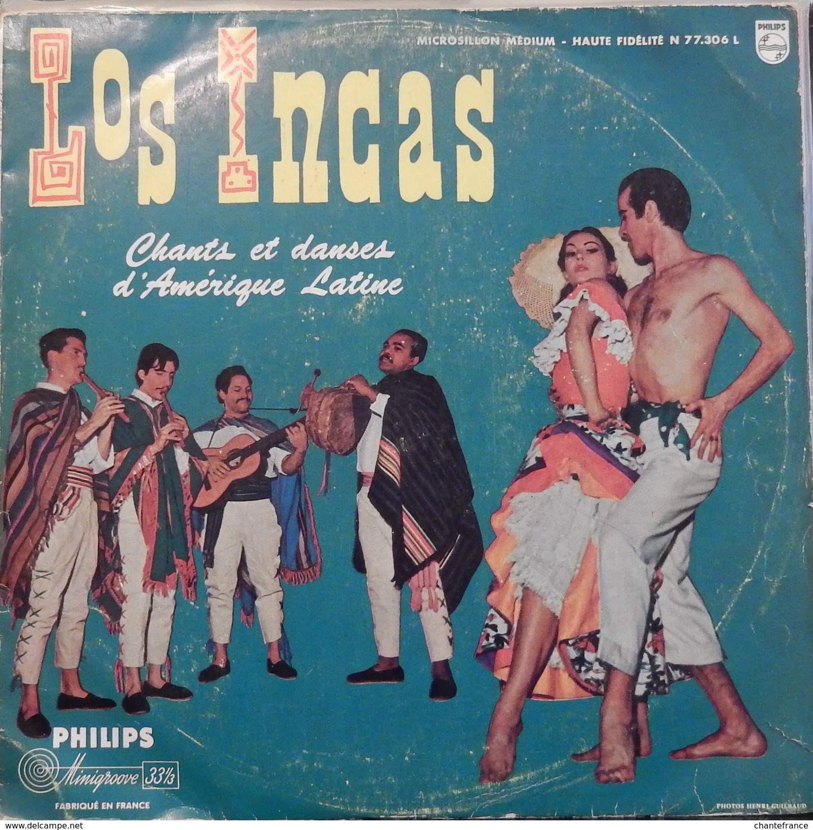 Los Incas 33t. LP *chants Et Danses D'amérique Latine* - World Music