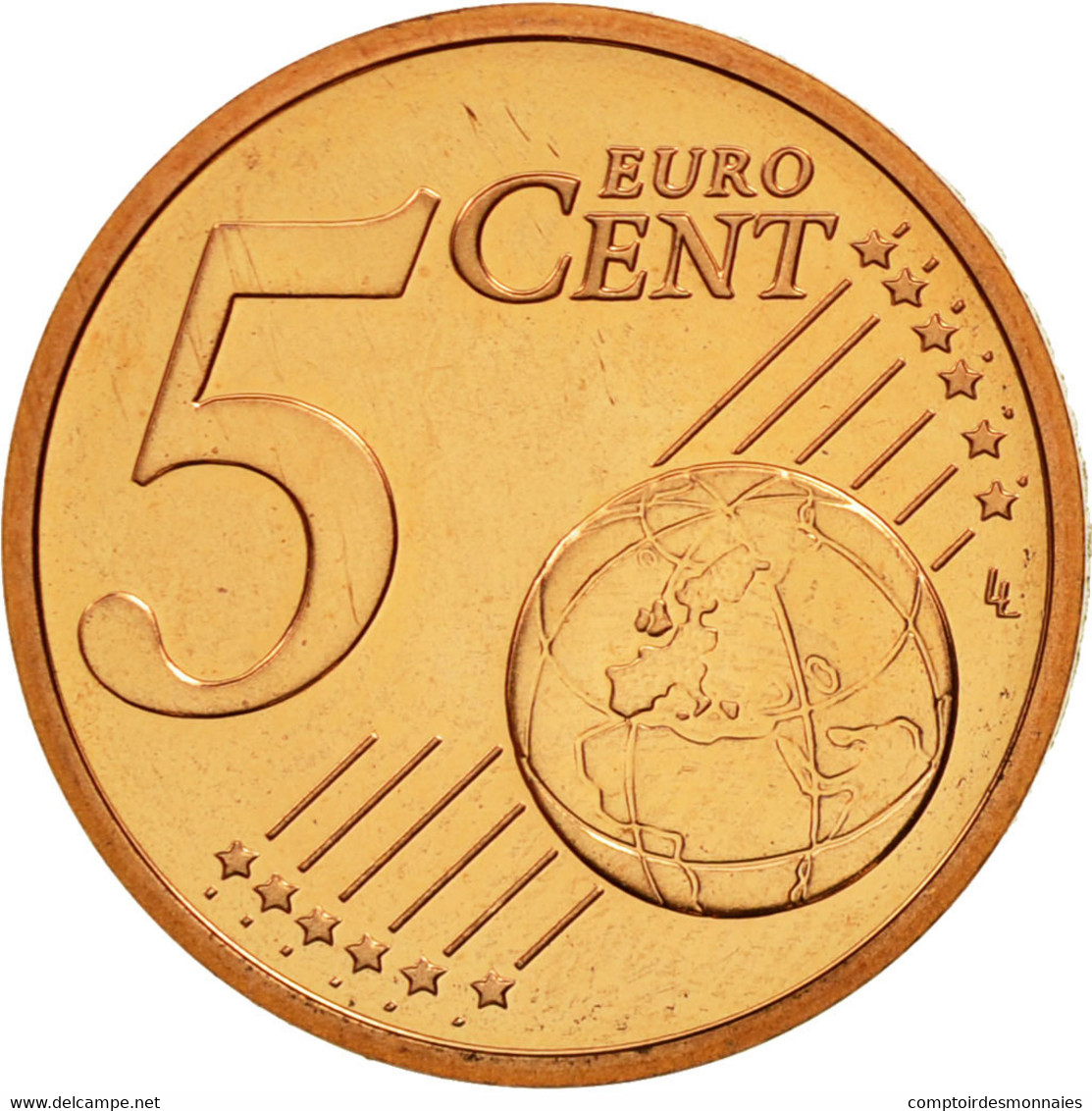 Autriche, 5 Euro Cent, 2004, SPL, Copper Plated Steel, KM:3084 - Autriche