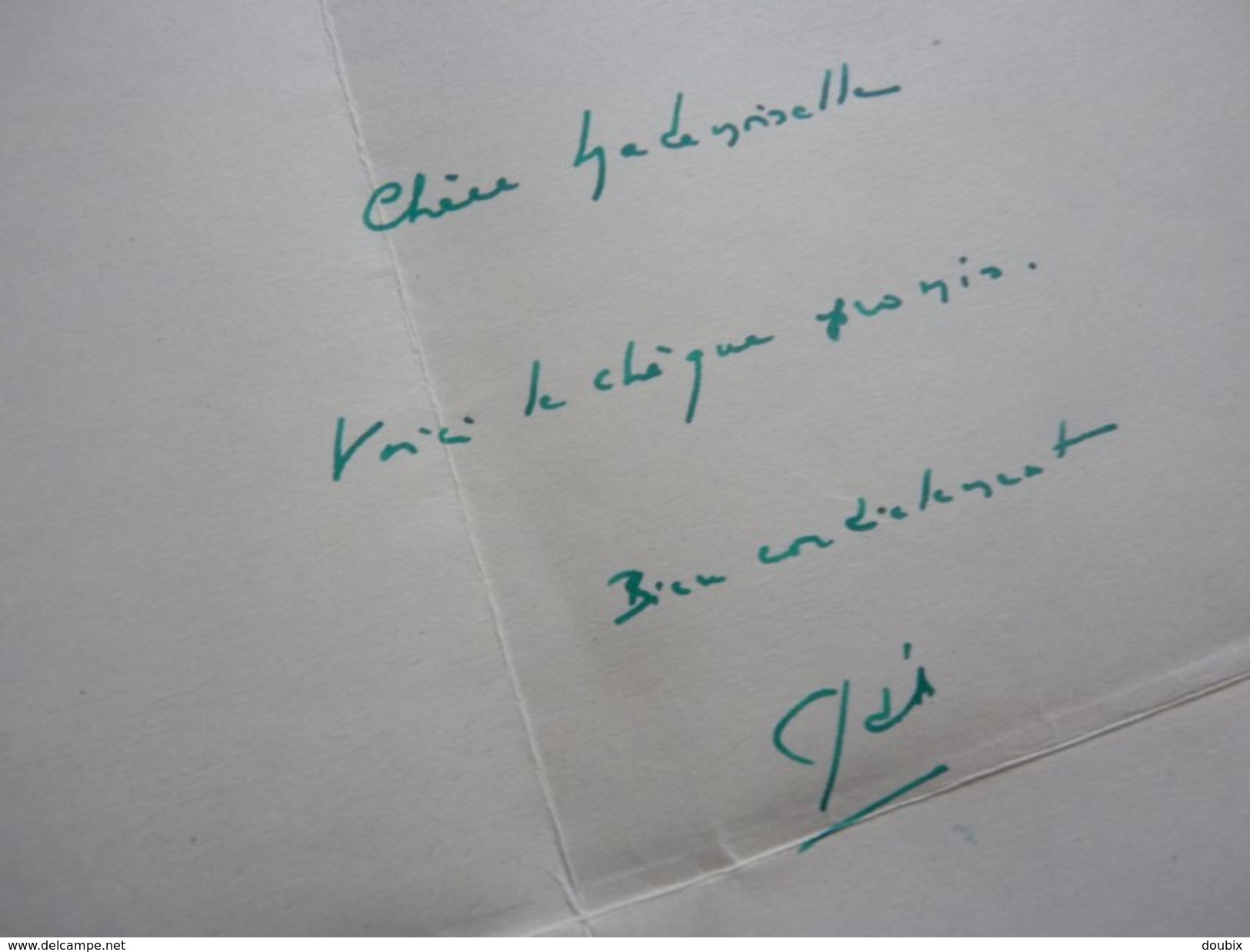 Jean D'AGRAIVES (1892-1951) Ecrivain Romancier JEUNESSE. Radio Paris. AUTOGRAPHE - Autres & Non Classés