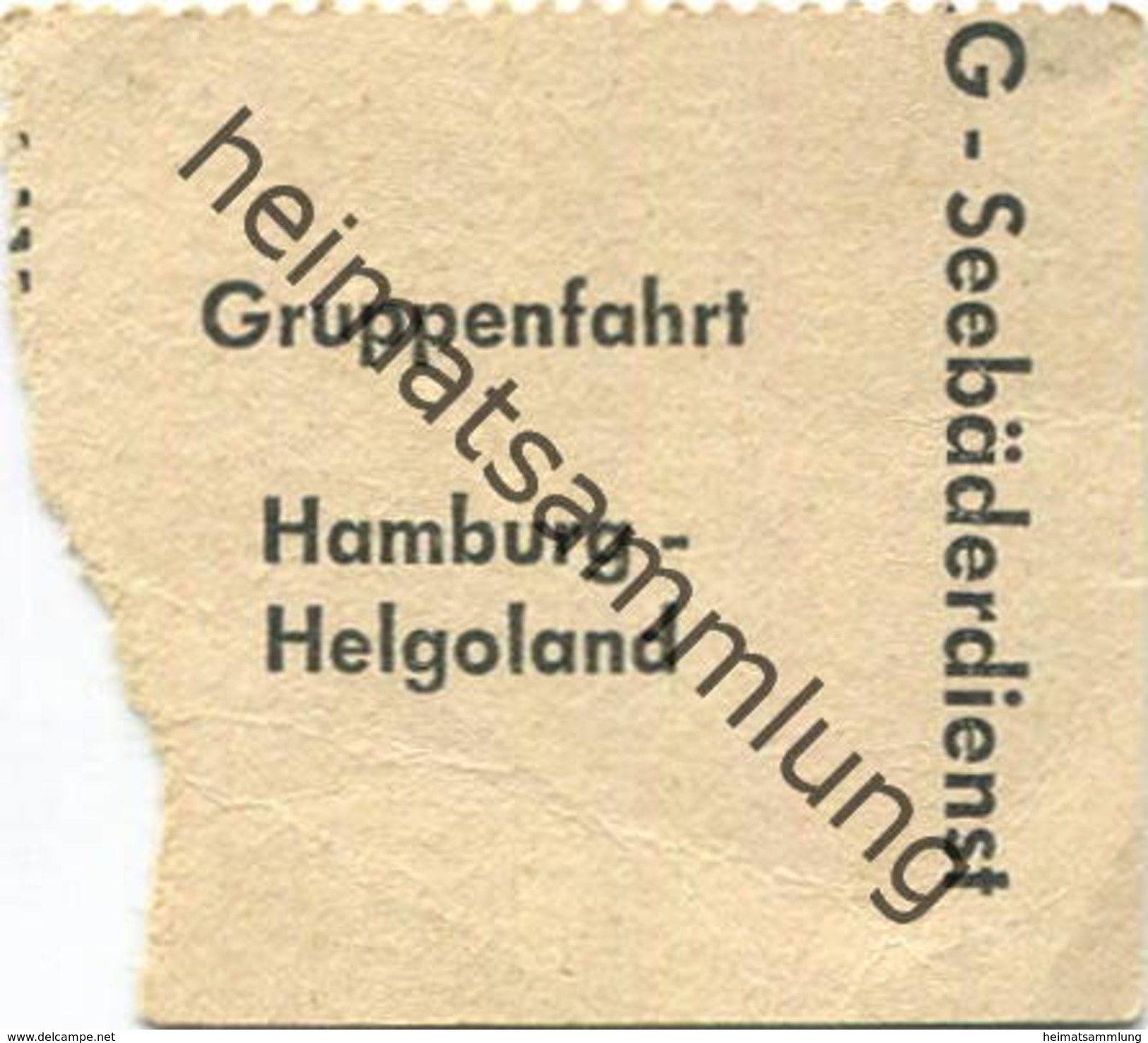 Deutschland - Seebäderdienst - Gruppenfahrt Hamburg Helgoland - Europe