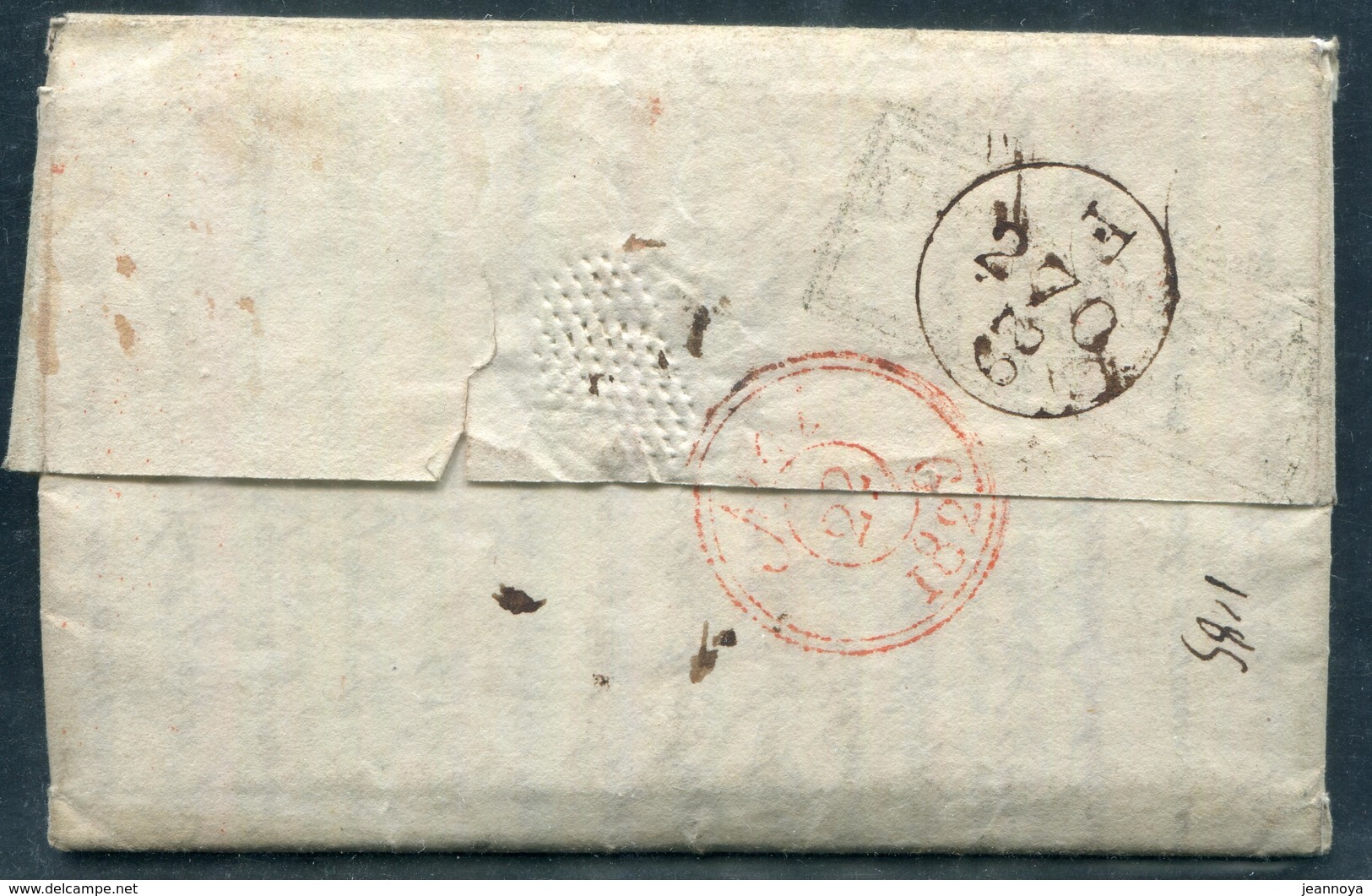 FRANCE - " ANGLETTRE " MARQUE D'ENTRÉE EN FRANCE SUR LETTRE DE LONDRES LE 19/5/1829 - TB - Marques D'entrées