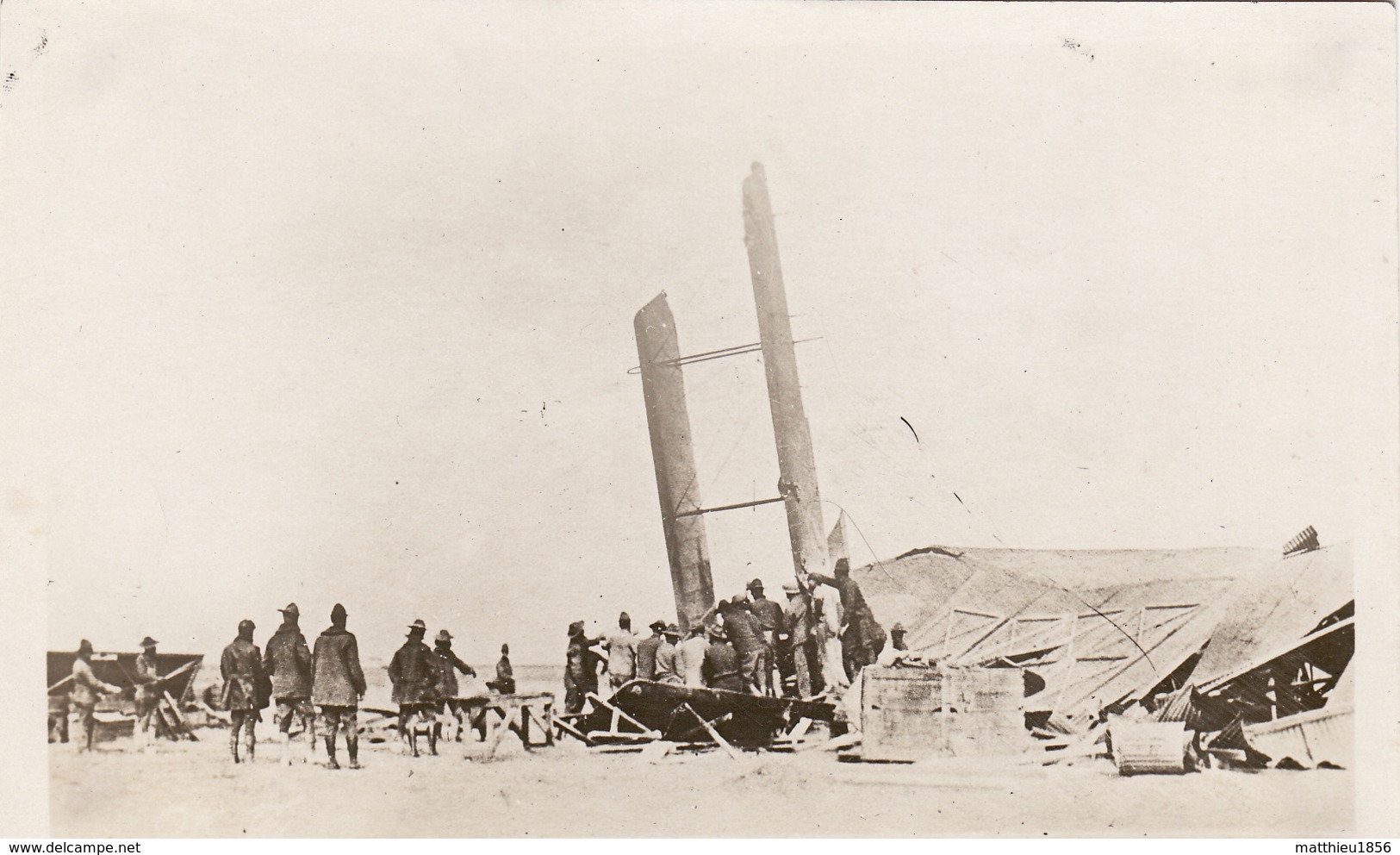 Photo 14-18 COLUMBUS - Accident D'avion, Soldat Américain (A170, Ww1, Wk 1) - Incidenti