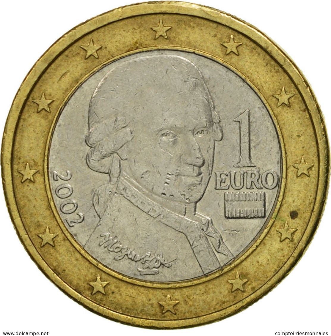 Autriche, Euro, 2002, TTB, Bi-Metallic, KM:3088 - Autriche