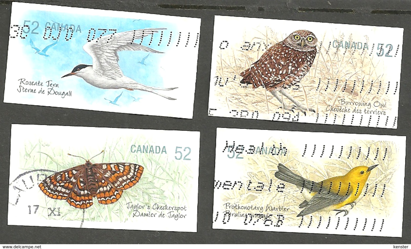 Sc. # 2286-89 Endangered Species #3 Set Used 2008 K212 - Used Stamps