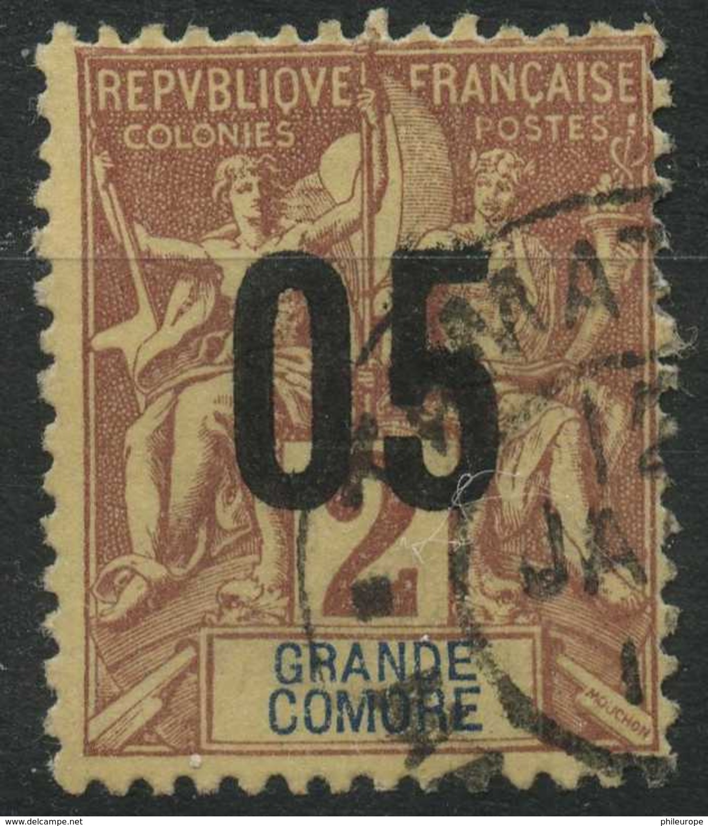 Grande Comore (1897) N 20 (o) - Gebruikt