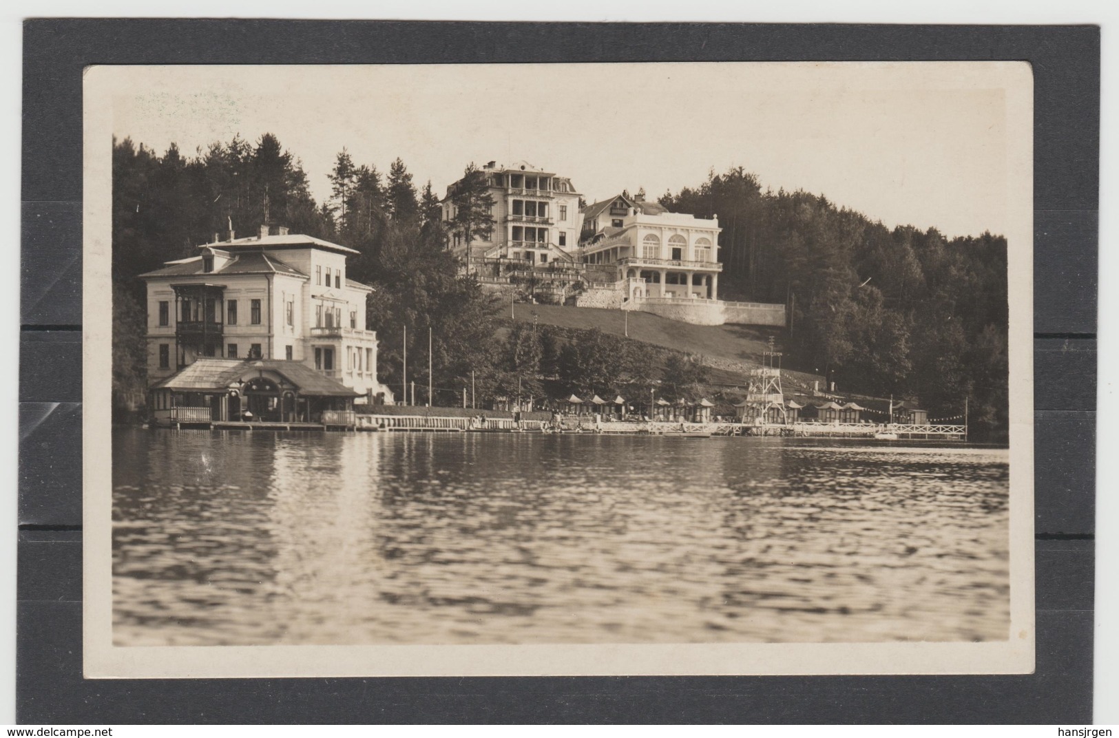 ZAK72 POSTKARTE JAHR 1929  VELDEN Am Wörthersee HOTEL EXCELSIOR GEBRAUCHT - Velden