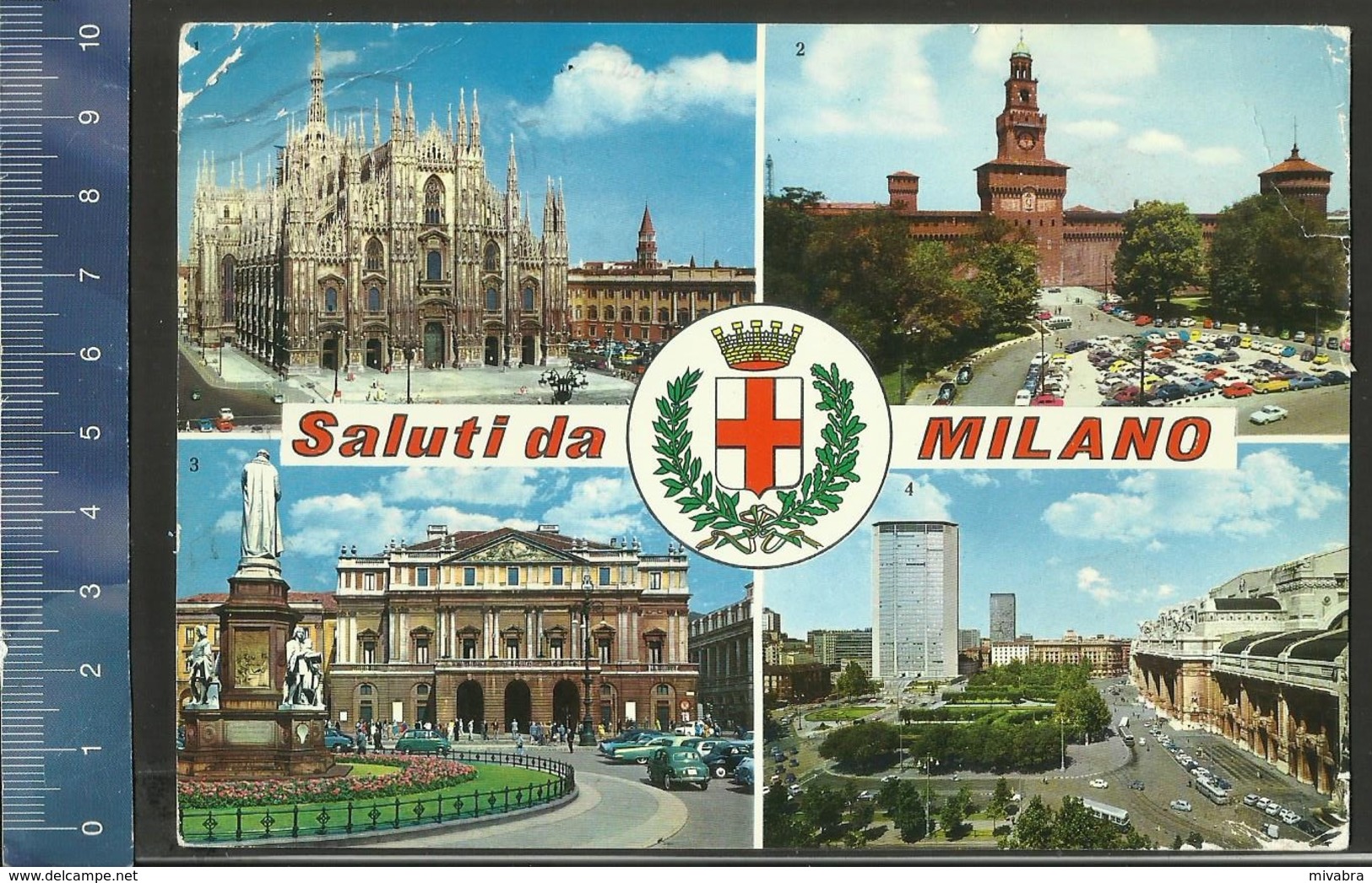 SALUTI DA MILANO Afgestempeld 1969 - Souvenir De...