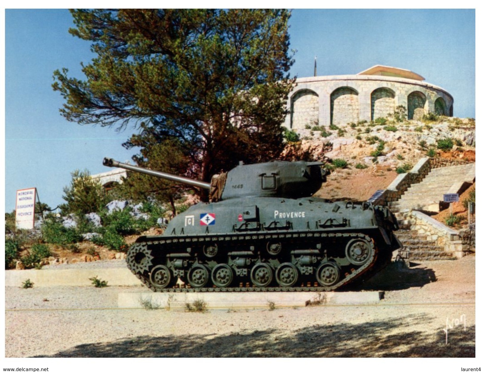 (DEL 131) France - Mt Faron Tank Provence - War 1939-45