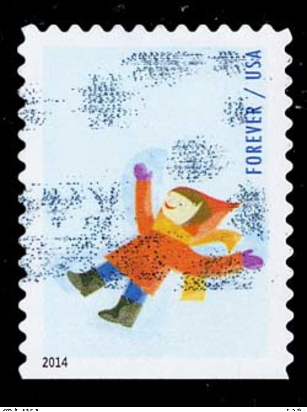 Etats-Unis / United States (Scott No.4940 - Plaisir D'hiver / Winter Fun) (o)  P3 - Usados