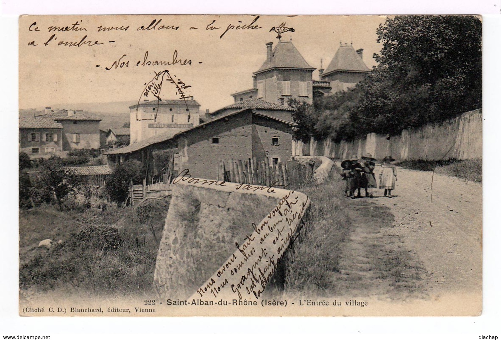 Saint Alban Du Rhône. L'entrée Du Village. (1493) - Autres & Non Classés