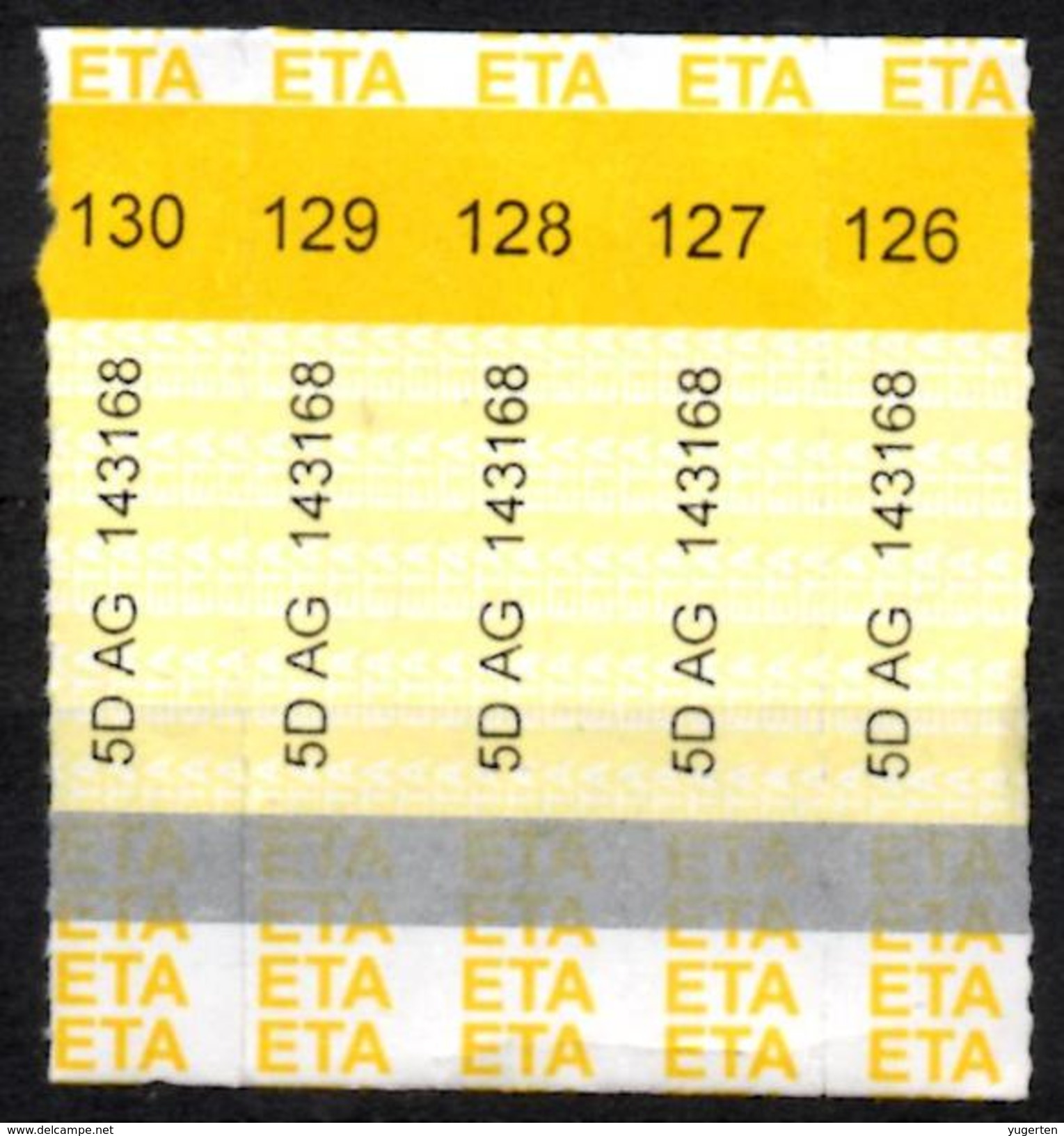 Algeria - Ticket Transport  Bus ETA Annaba Billete De Autobús Biglietto Dell'autobus Tickets Biglietti - Mundo