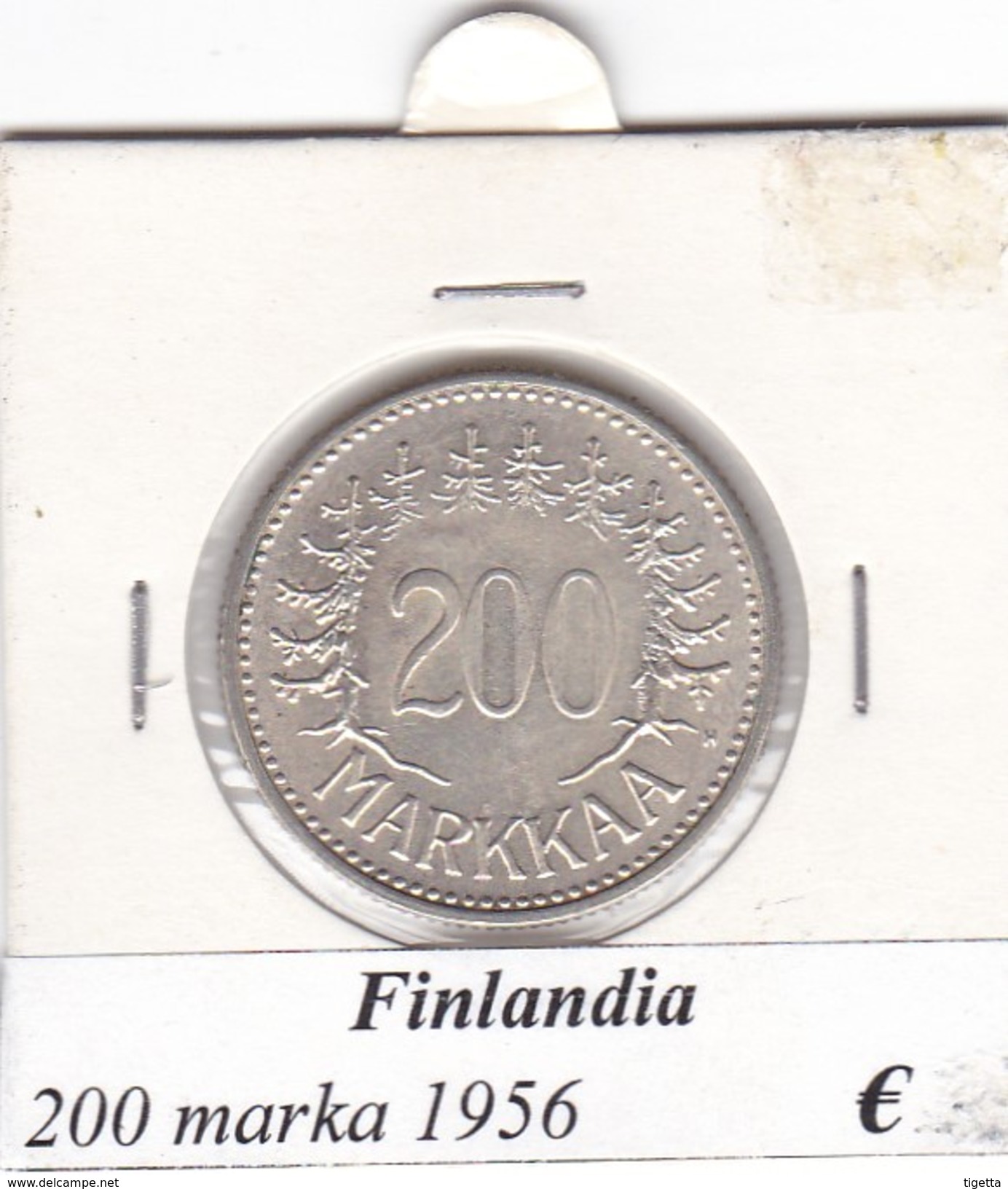 FINLANDIA   200 MARKKAA  1956  COME DA FOTO - Finlandia