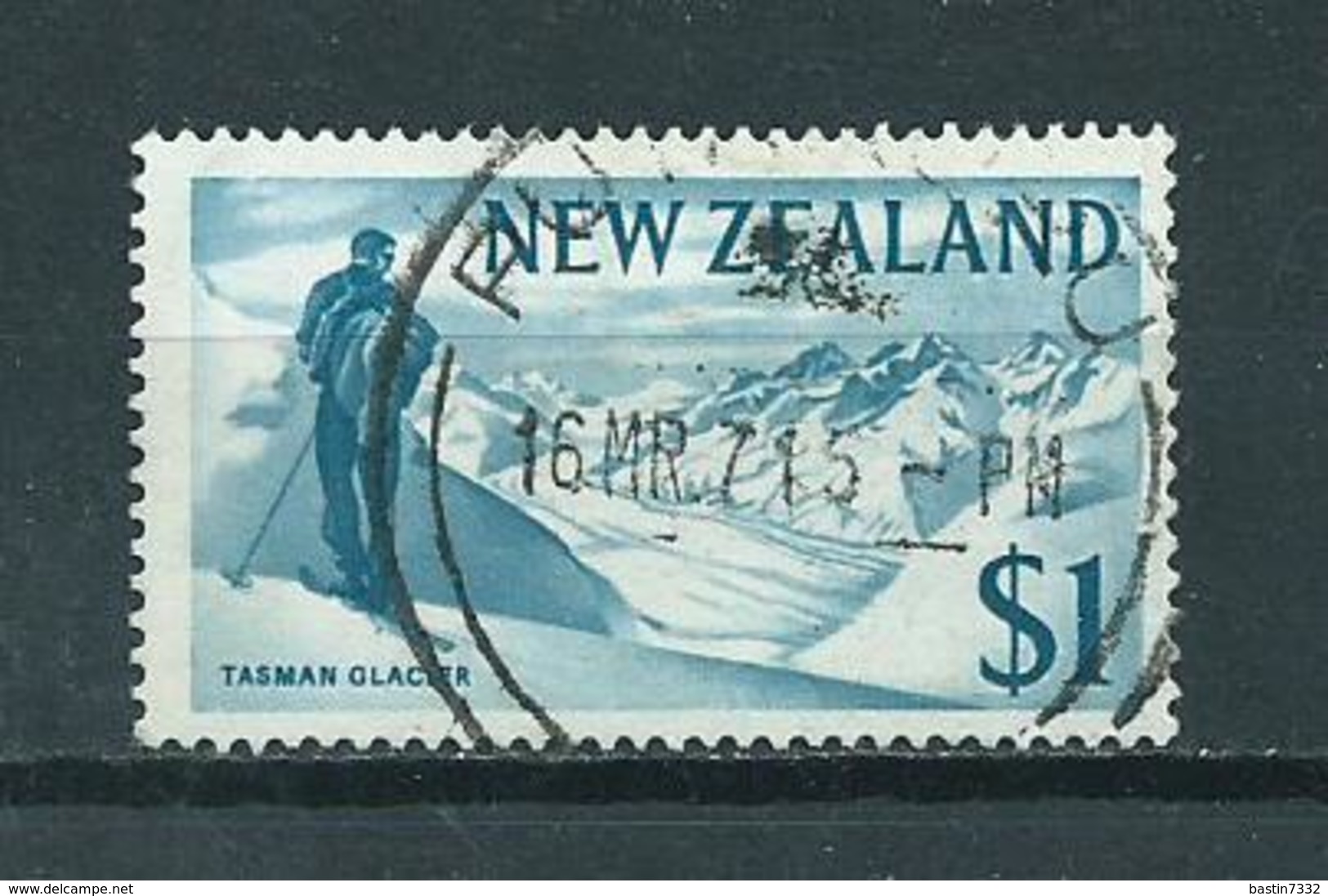 1967 New Zealand $1.00 Tasman Glacier Used/gebruikt/oblitere - Gebruikt