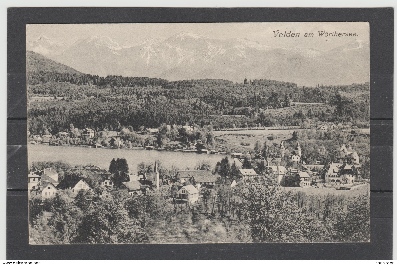 ZAK86 POSTKARTE JAHR 1911  VELDEN Am Wörthersee  UNGEBRAUCHT - Velden