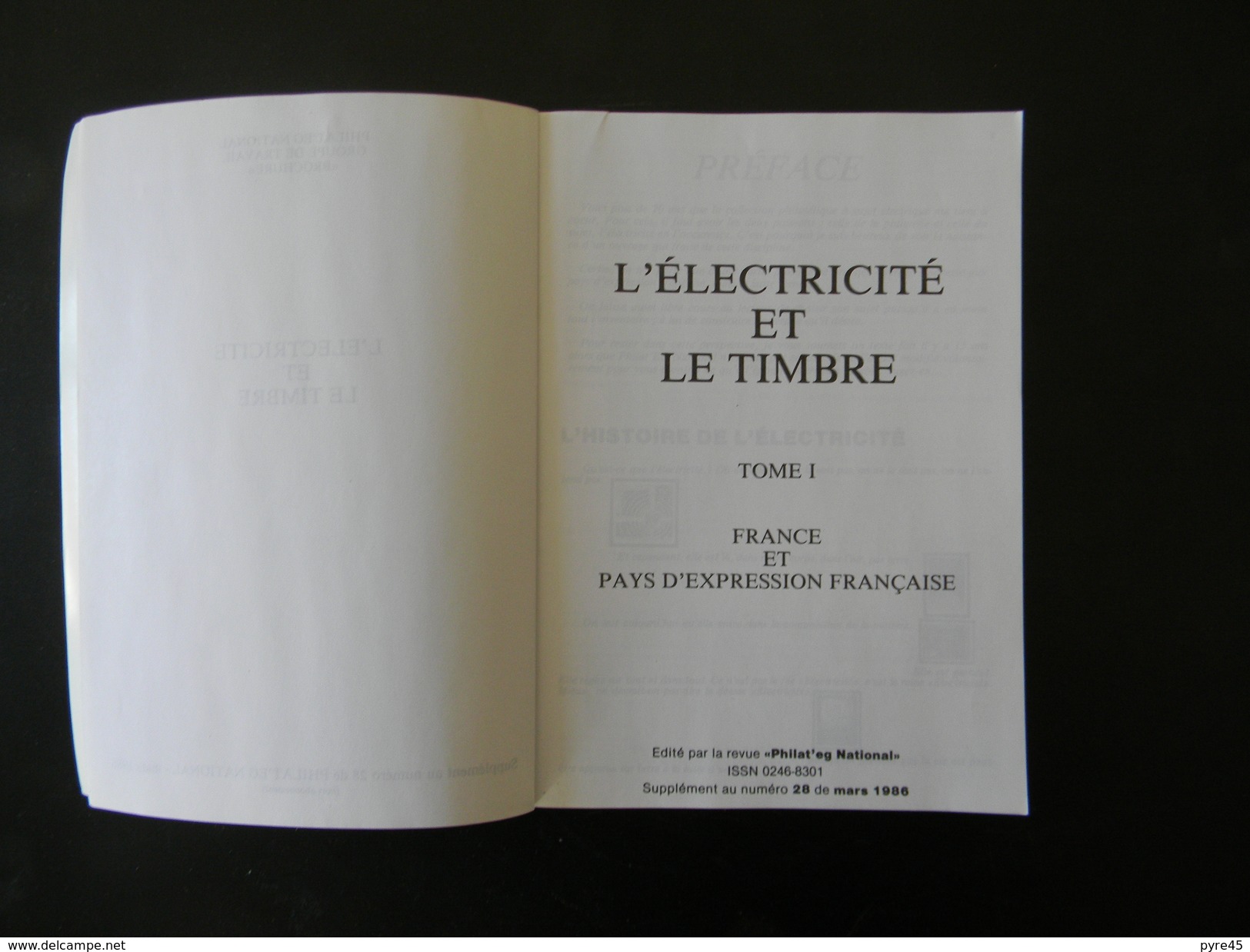 Catalogue L'electricite Et Le Timbre Tome 1 Mars 1986 565 Pages - Autres & Non Classés