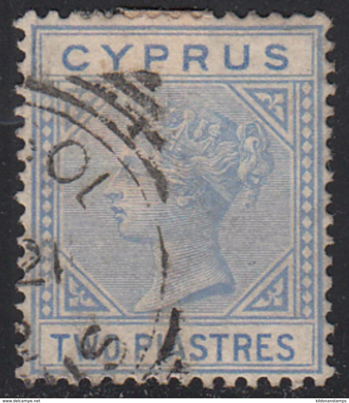 Cyprus 1881 Cancelled, Wmk Crown CC, Sc# , SG 13, Yt 11 - Cyprus (...-1960)