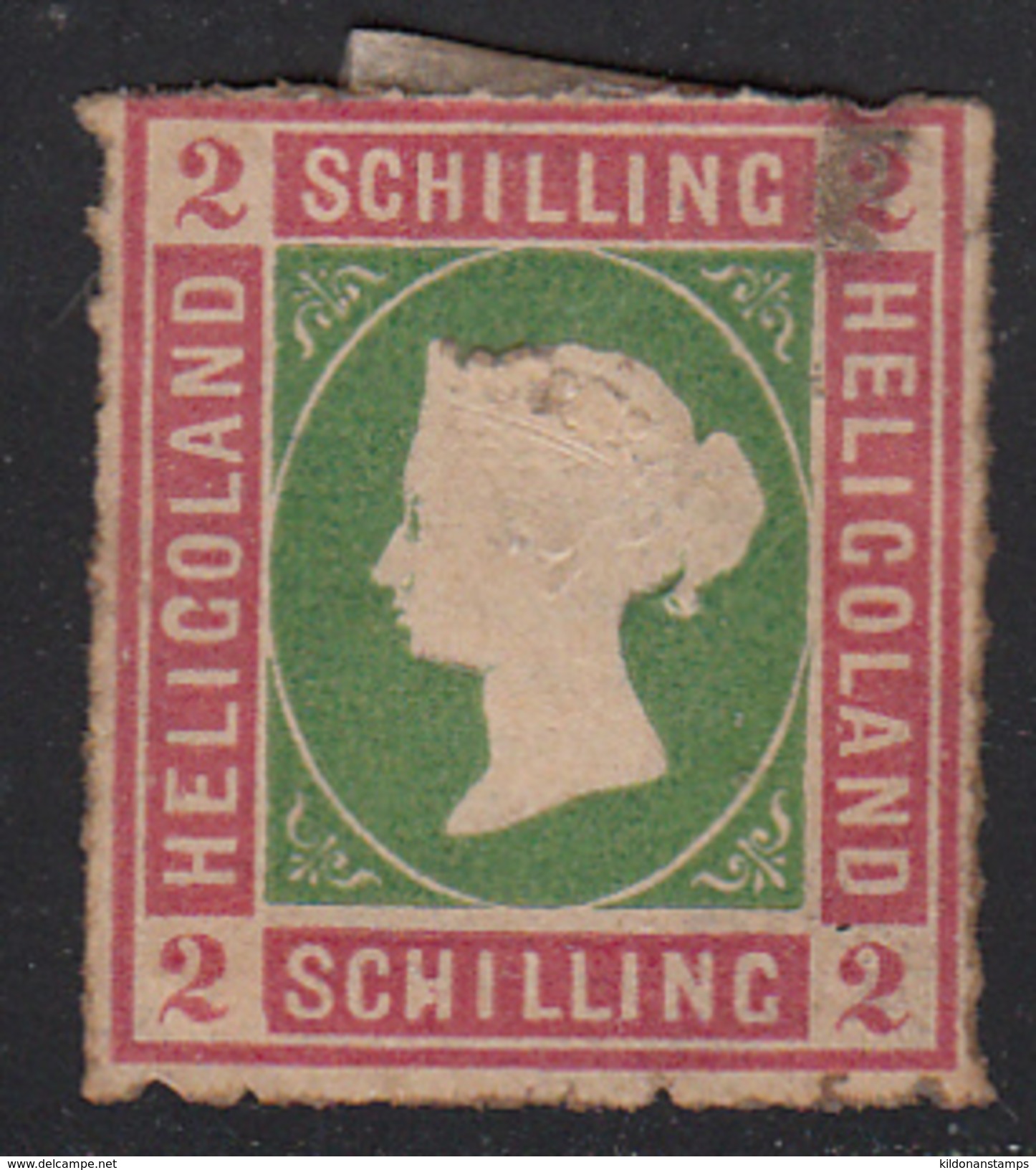 Heligoland 1867-68, Head Die 1, Rouletted, Cancelled, Sc#, SG 3 - Heligoland (1867-1890)