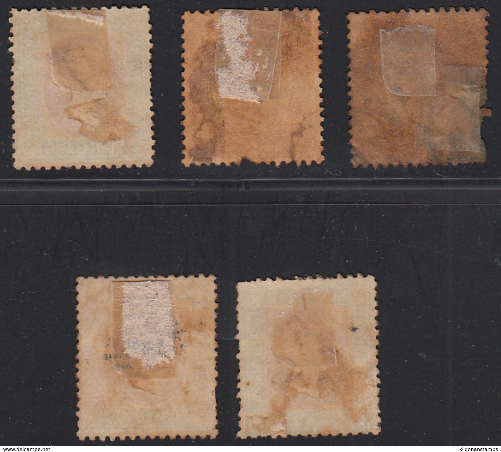 Heligoland 1869-73 Mint Mounted, See Desc, Sc#, SG 5,5a,6,7,9 - Heligoland (1867-1890)