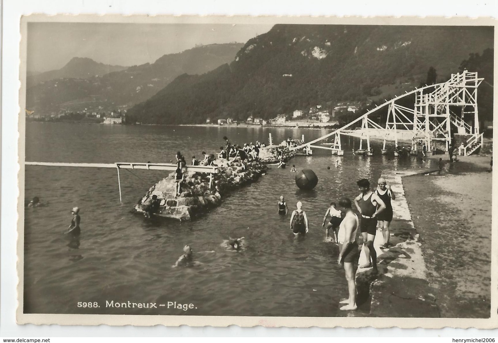 Suisse Vaud Montreux Plage 5988 - Montreux