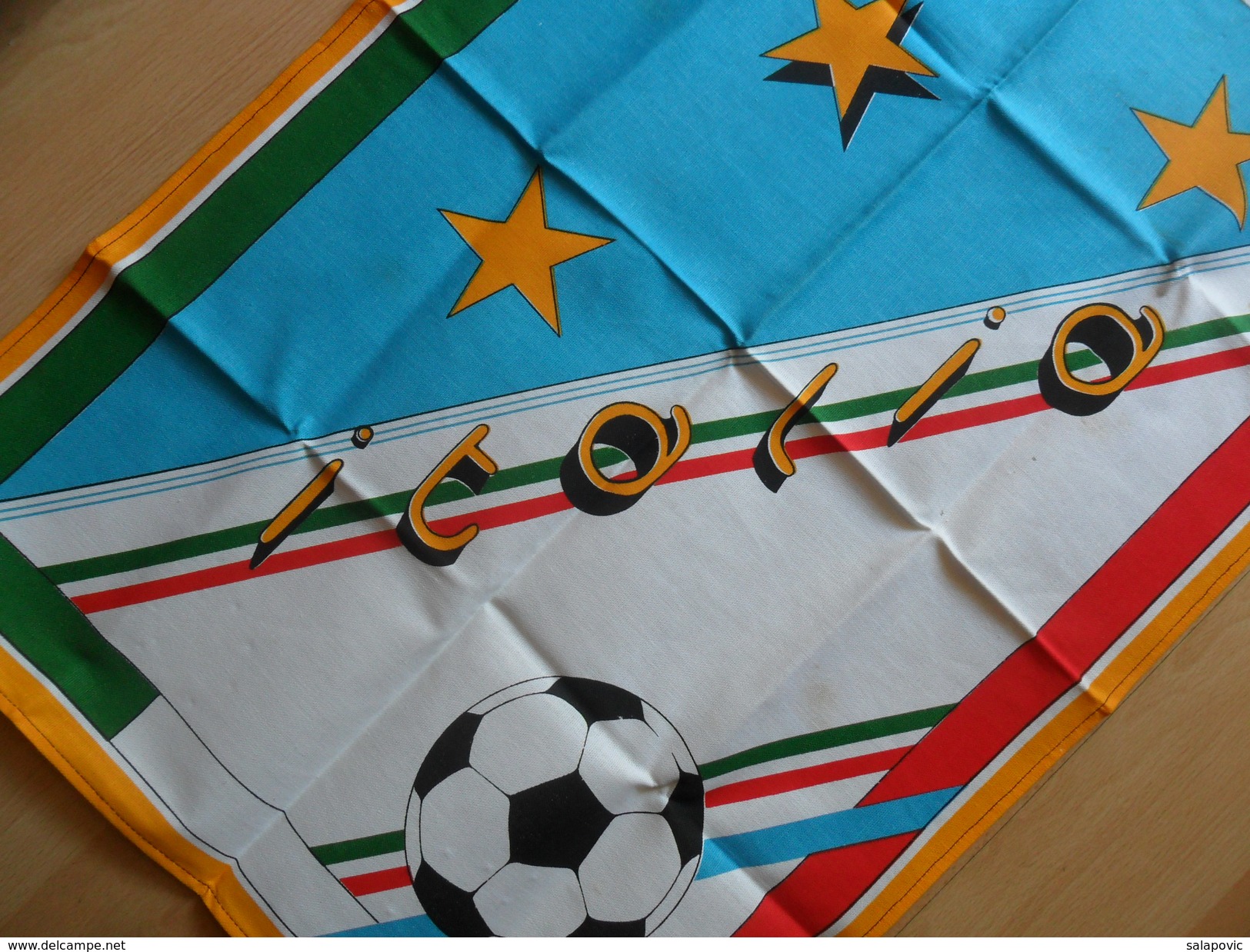 ITALY, ITALIAN FOOTBALL FEDERATION  FOOTBALL CLUB, CALCIO FLAG SUVENIR - Uniformes Recordatorios & Misc