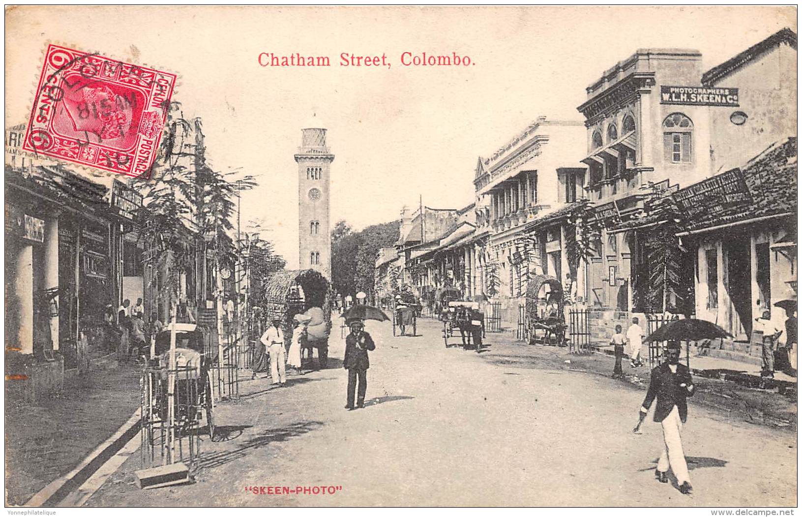 COLOMBO / Chatham Street - Beau Cliché Animé - Sri Lanka (Ceylon)