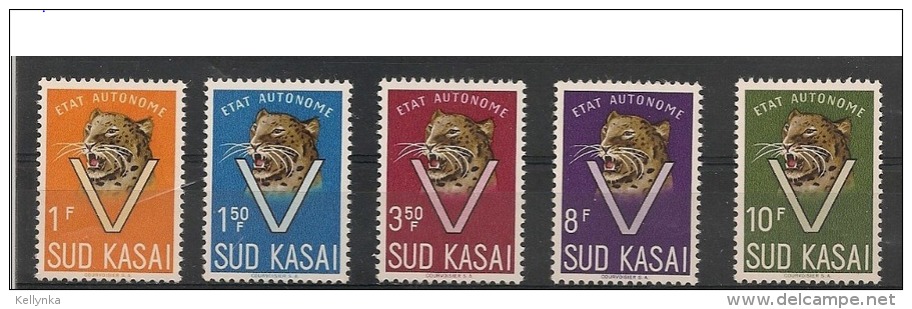 South Kasai - 20/24 - Leopard Head - 1961 - MNH - Sur Kasai