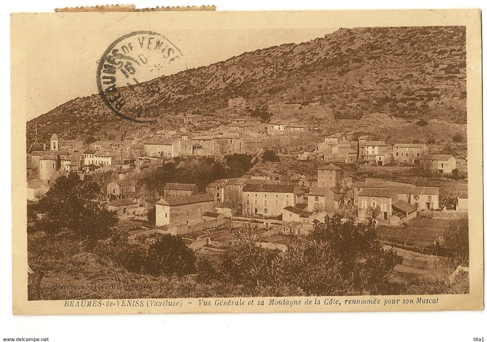 S6200 - Beaumes-de-Venise- Vue Générale - Beaumes De Venise