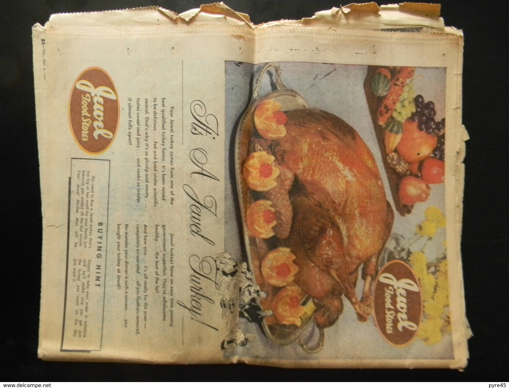 Journal Chicago's American Du 5 Novembre 1959 Section 3 "holiday Cooking ... " 43 Pages Dans L'etat - 1950-oggi