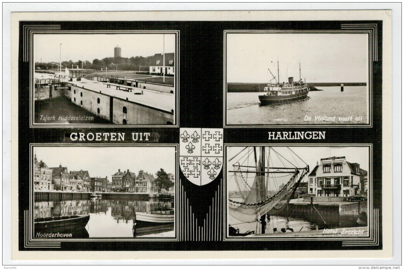 C.P.PICCOLA     GROETEN  UIT  HARLINGEN       2 SCAN  (NUOVA) - Harlingen