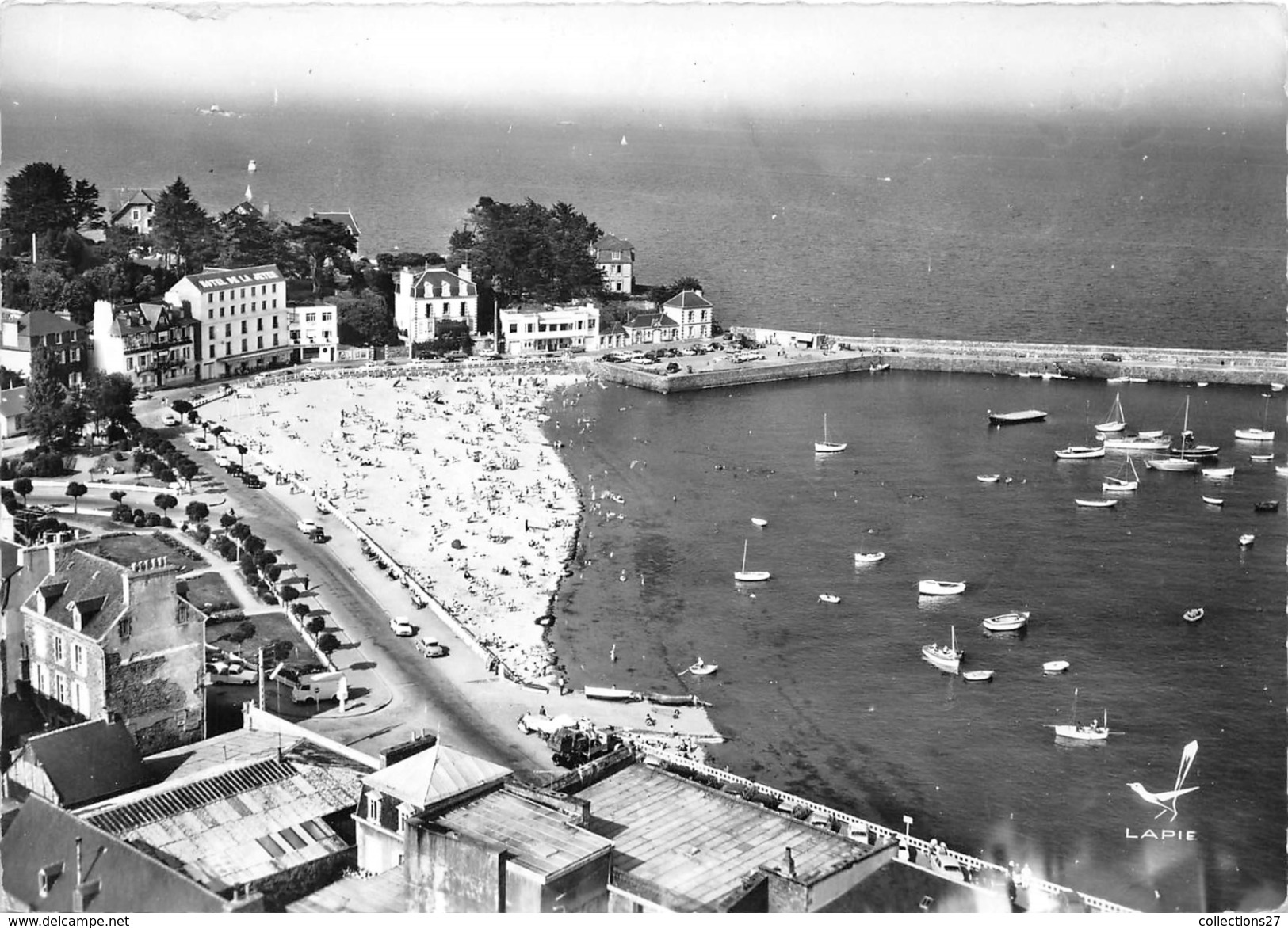 22-SAINT-QUAY-PORTRIEUX- VUE DU CIEL , LE PORTRIEUX LA PLAGE ET LE PORT - Saint-Quay-Portrieux