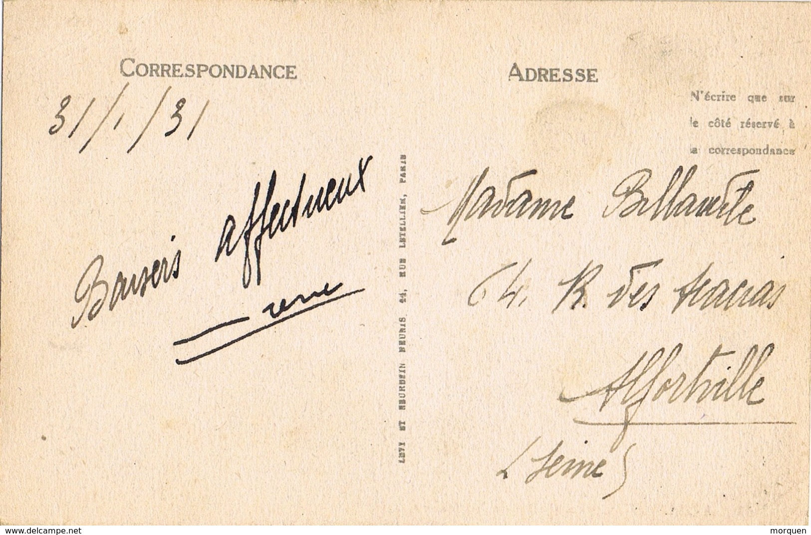 24168. Postal  AVRANCHES (Manche)  1931. Le Palais De Justice - Cartas & Documentos