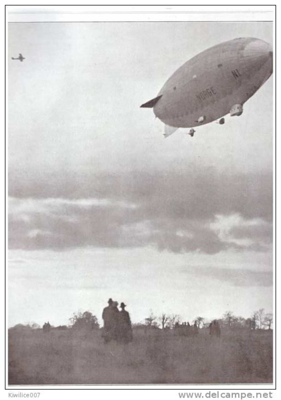 Le Dirigeable  Norge BALLON MONGOLFIERE    Amundsen   Camp De Pulham Angleterre - Non Classificati