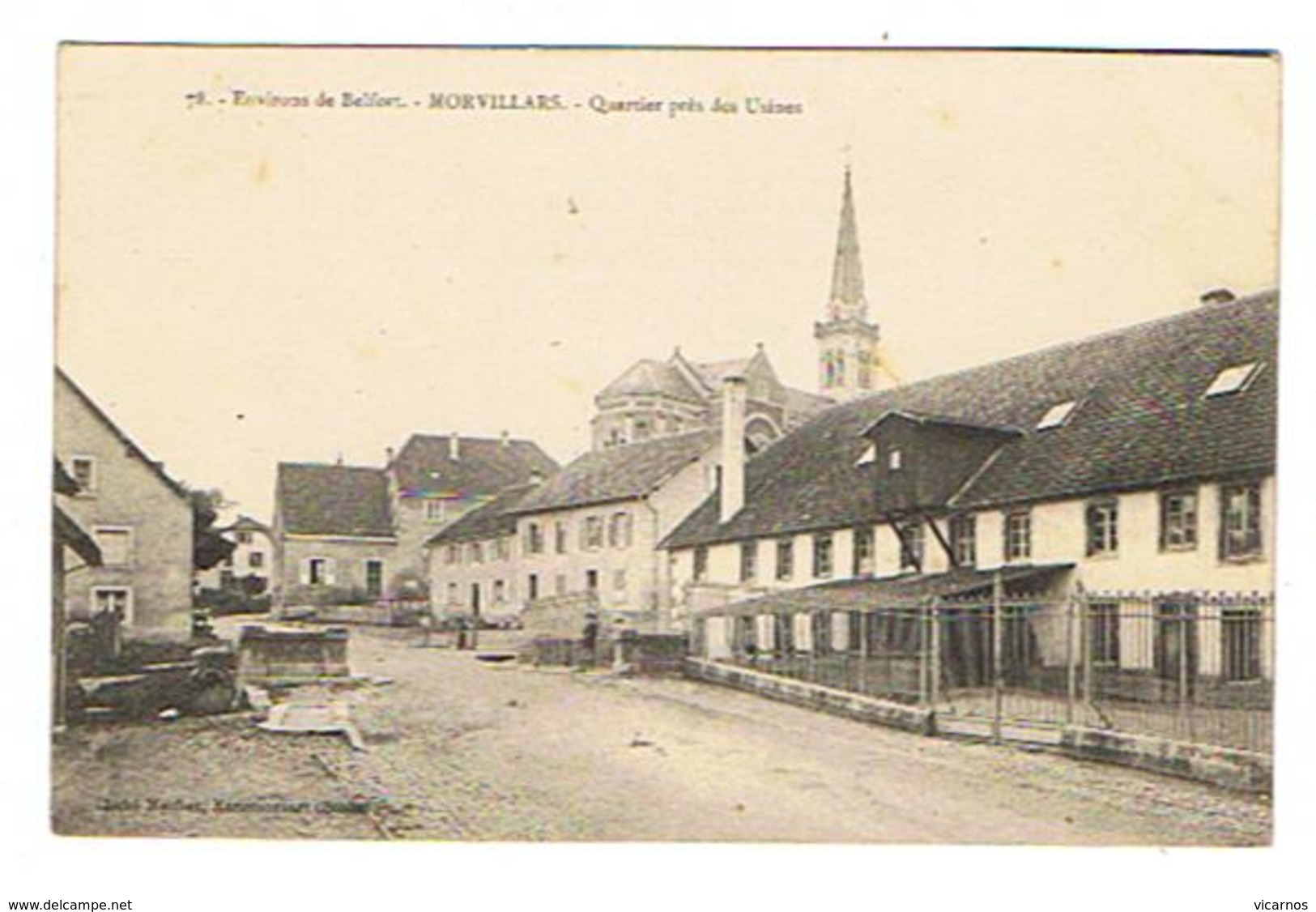 CPA 90 MORVILLARS Quartier Pres Des Usines - Valdoie