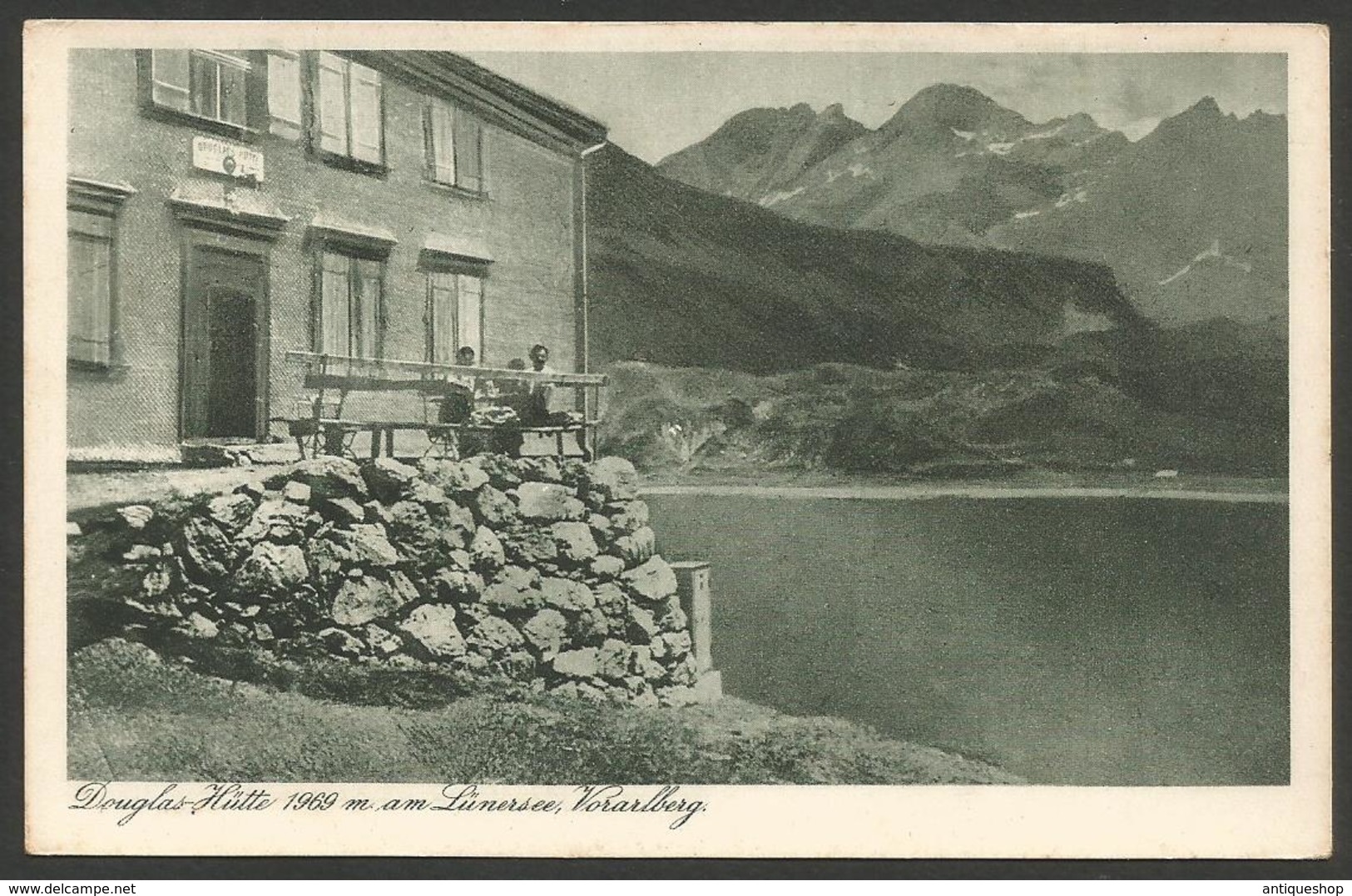 Austria-----Douglas Hutte Am Lunersee------old Postcard - Brandertal