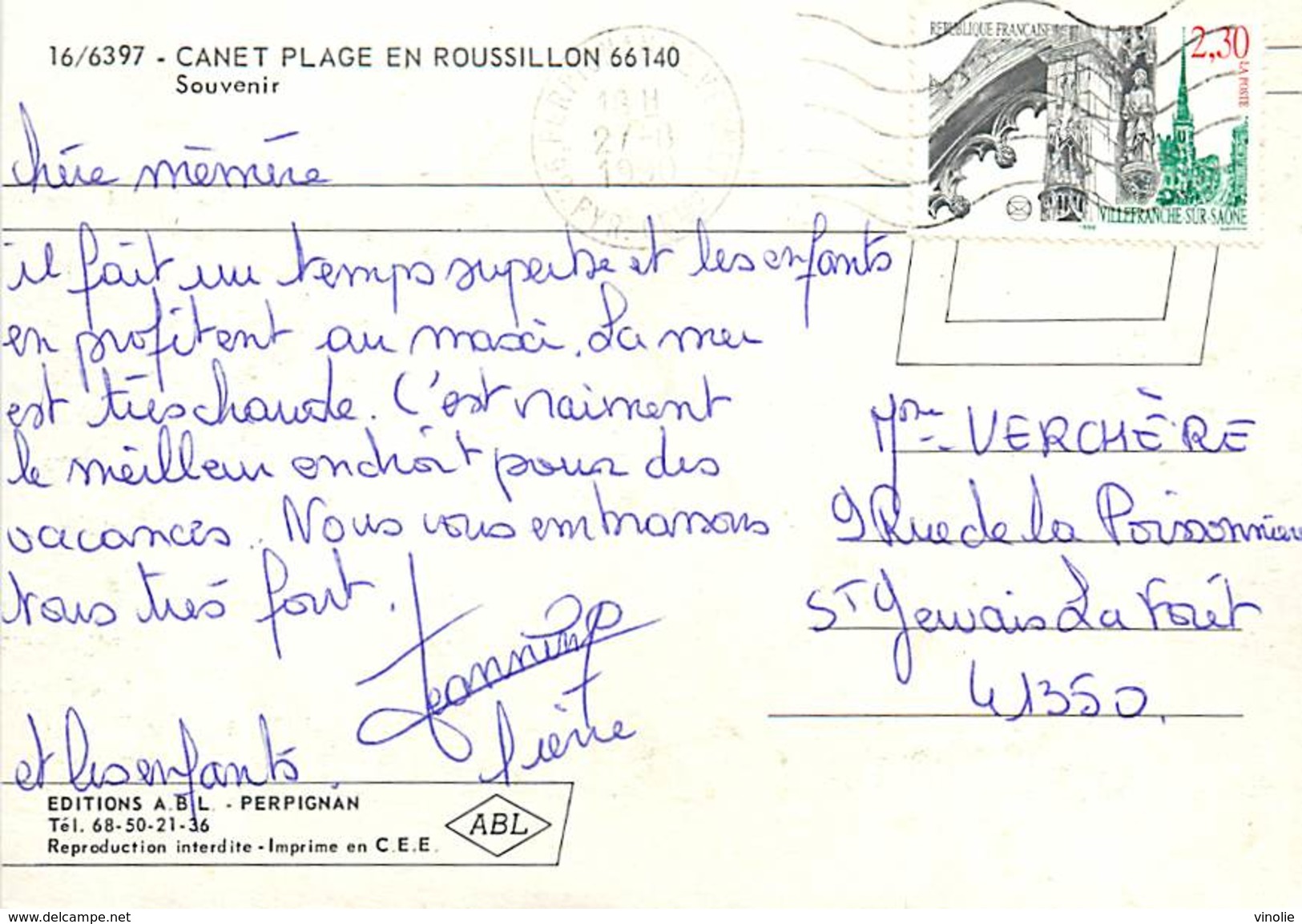 PIE-17-F-CH.2038 :  CANET DU ROUSSILLON - Canet En Roussillon