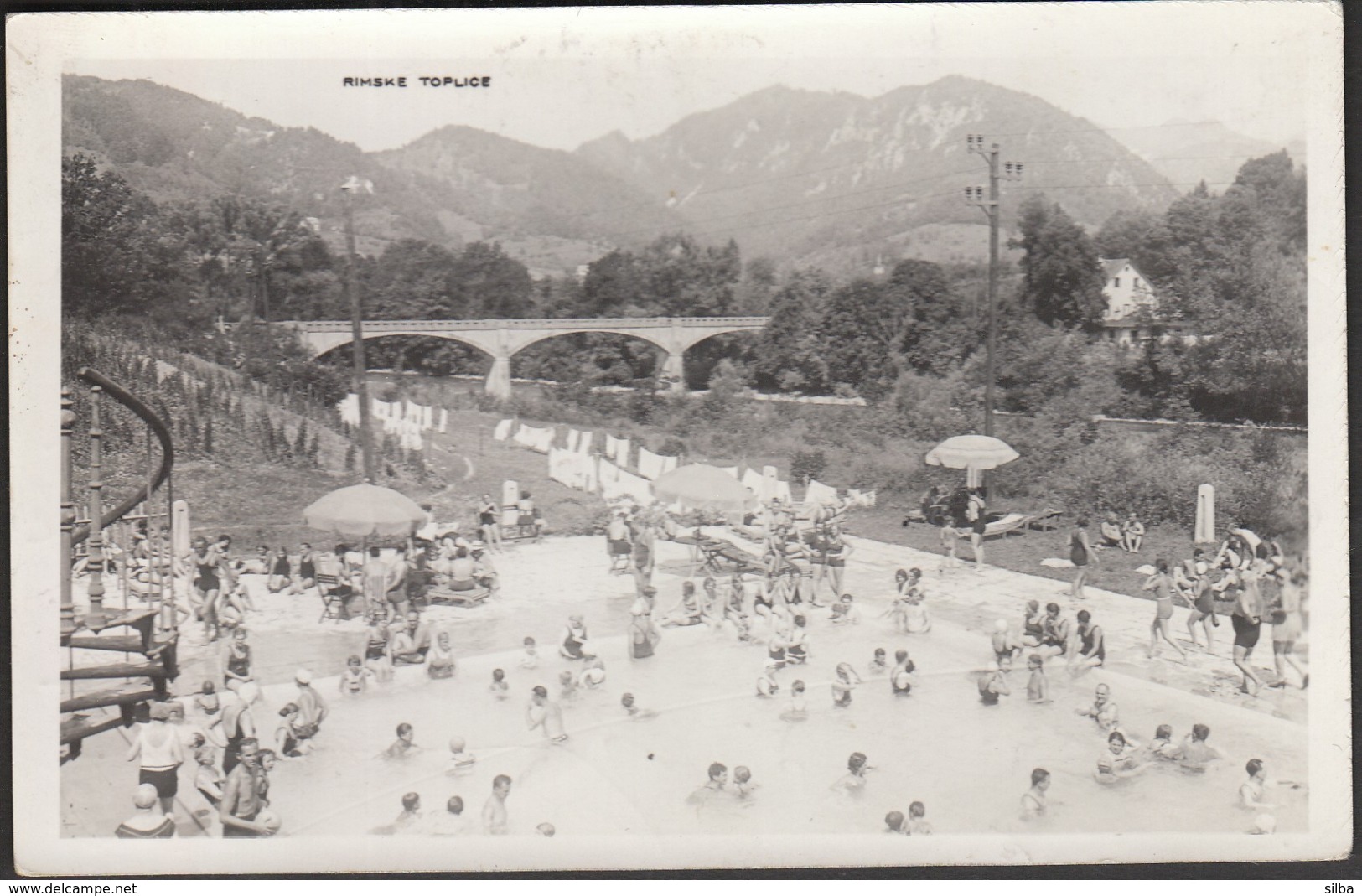 Slovenia Rimske Toplice 1934 / Health Resort / Spa / Pool / Bridge - Slovenia
