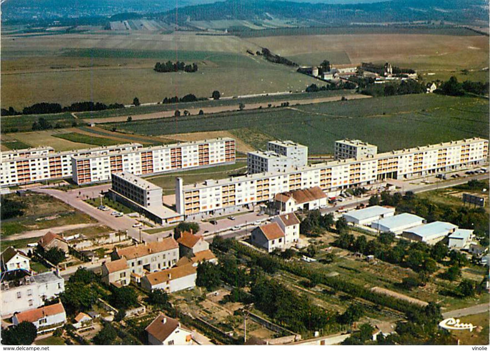 PIE-17-F-CH.2067 : ECQUEVILLY. VUE AERIENNE  DE LA CITE DU PARC - Sonstige & Ohne Zuordnung