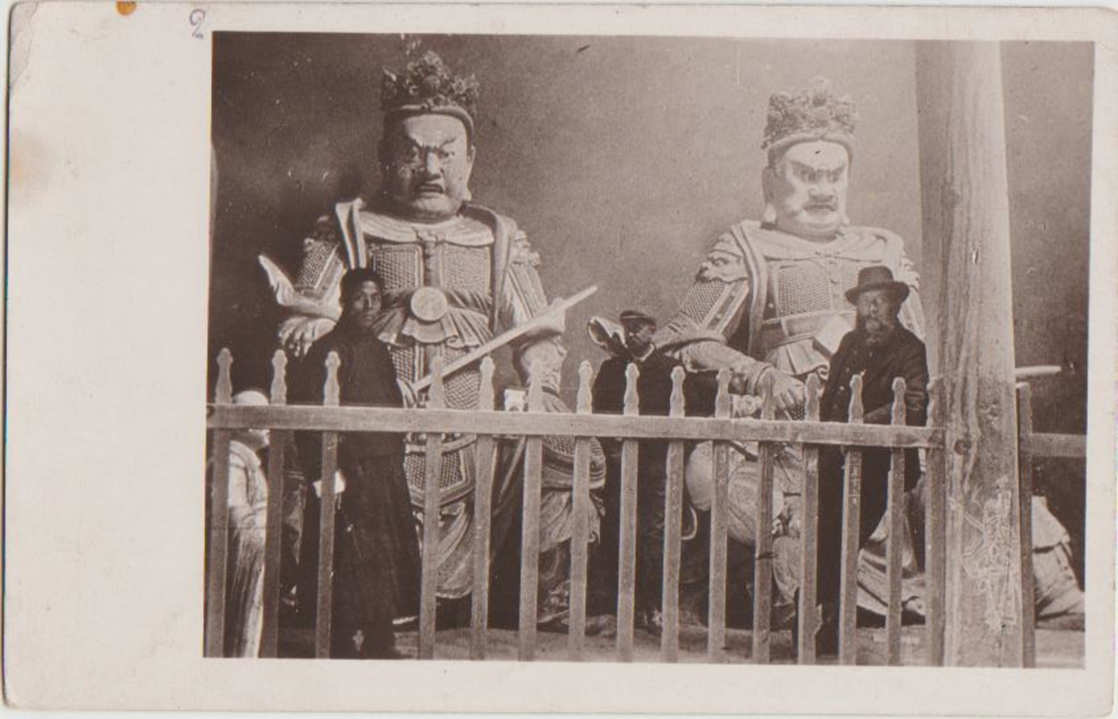 CPA PHOTO CHINE CHINA Intérieur D'un Temple Religion Statues Divinités 1914 Rare - China