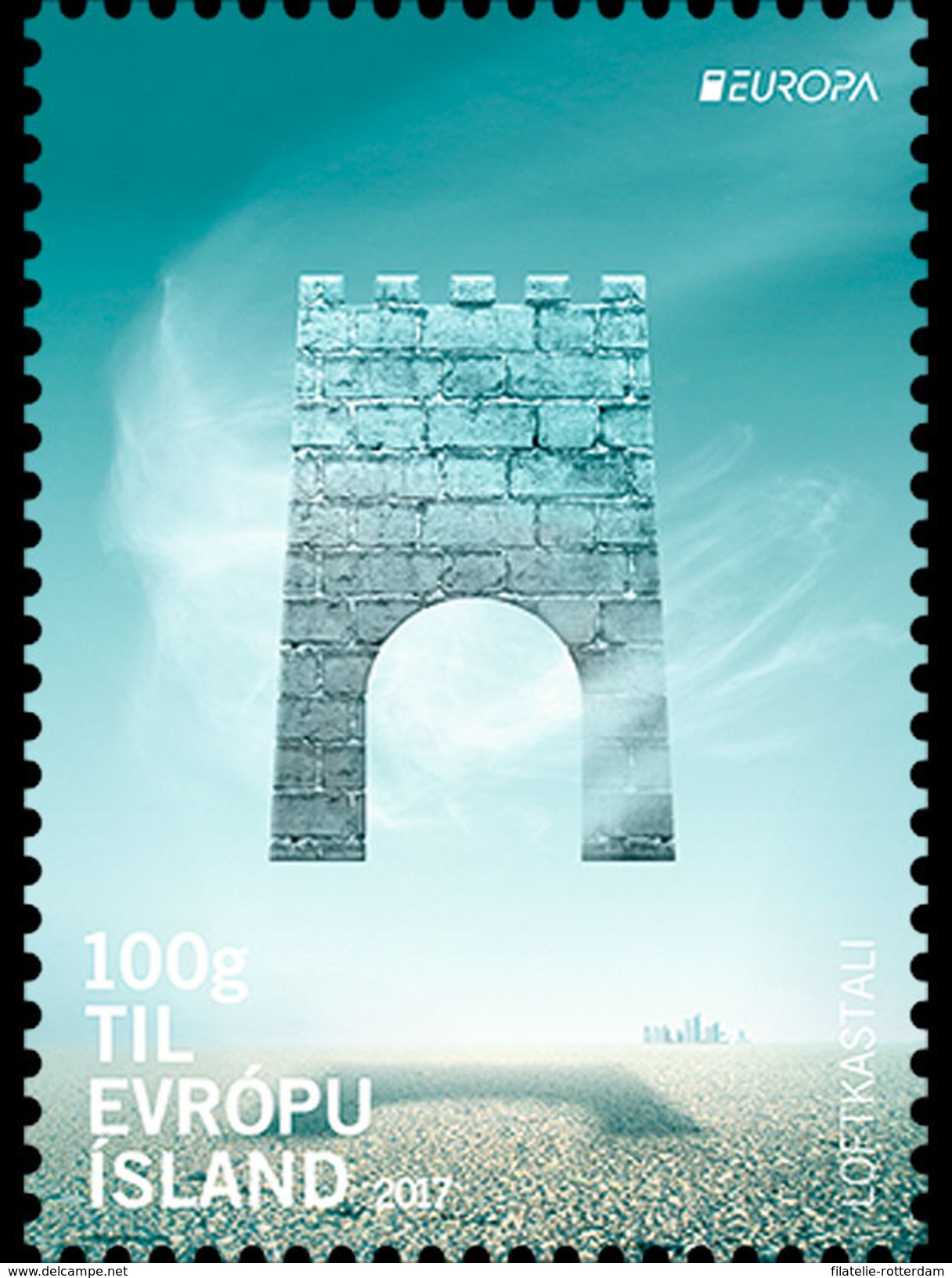 IJsland / Iceland - Postfris / MNH - Complete Set Europa, Kastelen 2017 - Unused Stamps